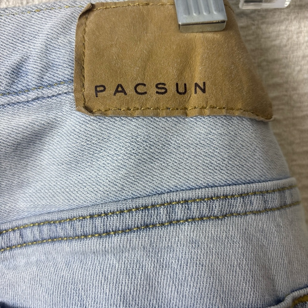 PacSun Light Blue Ripped Skinny Jeans - Picture 4 of 8
